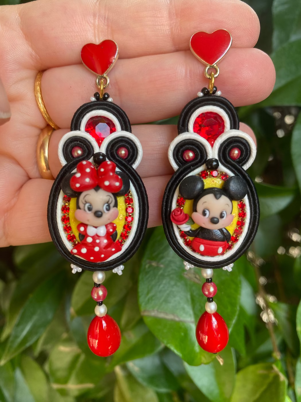 Orecchini Minnie e Topolino
