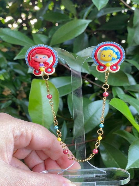 Fiabellino Ariel e Flounder